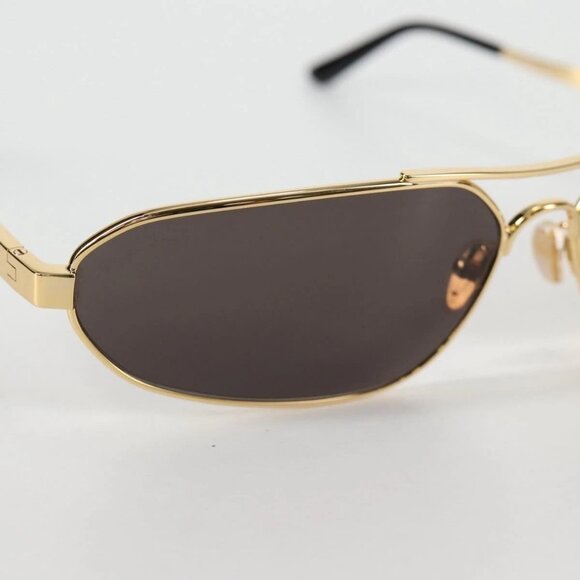 BALENCIAGA Sunglasses plastic Gold Auth am9066M main image 6